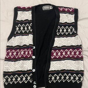 Concrete Mix Vintage Sweater Vest